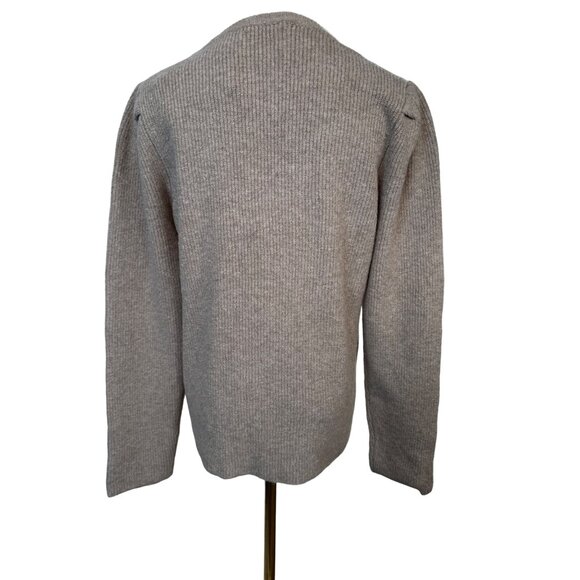 NWT XL Stitches & Stripes Beige Ribbed Sweater Acrylic/Cotton Blend - Picture 9 of 13